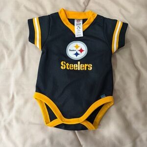 Gerber Black and Gold Steelers Kids Bodysuit